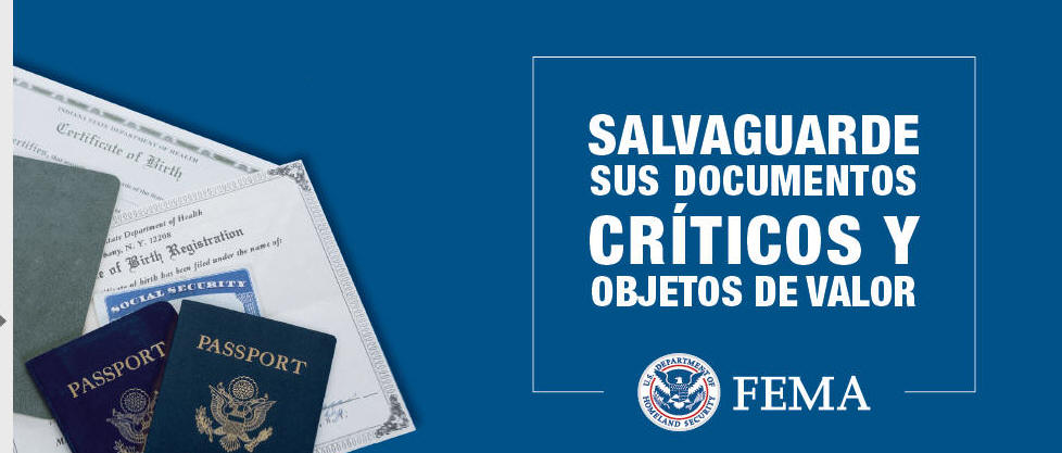 emergencia cuidado de documentos